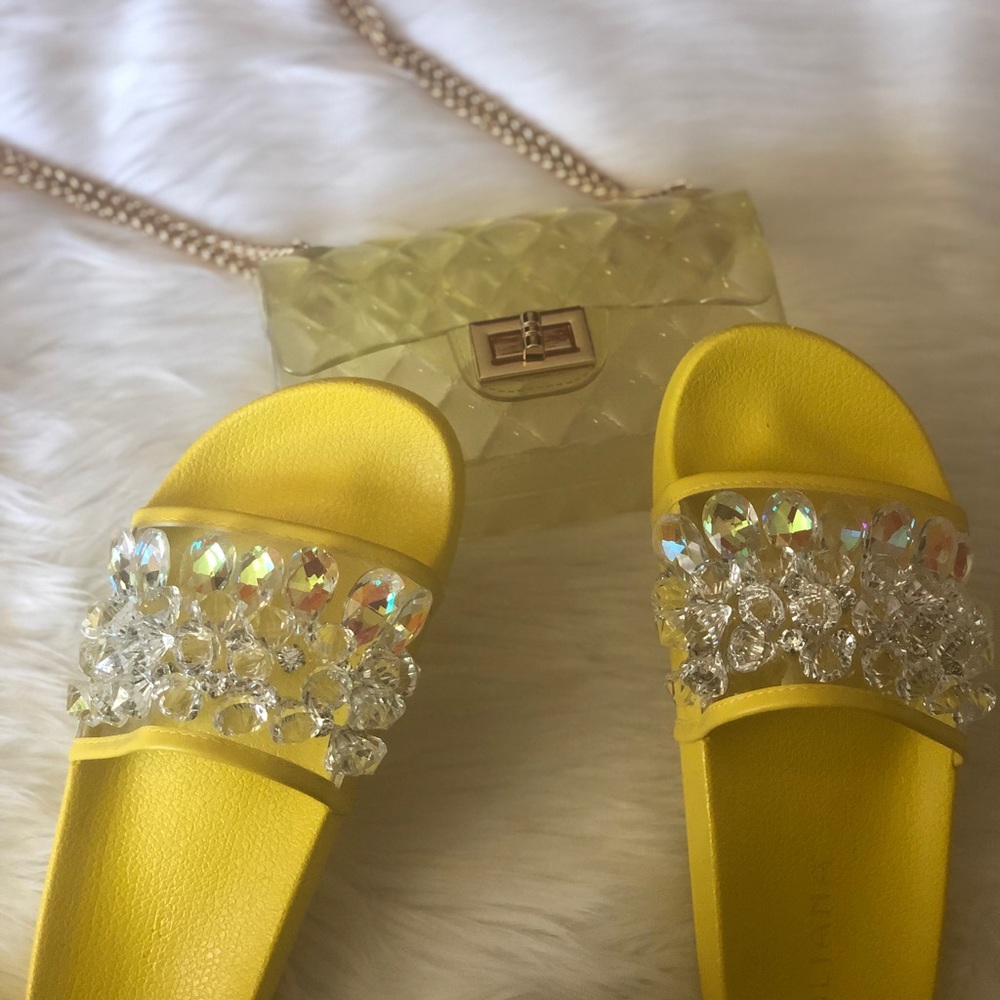 Yellow Chandelier Slide